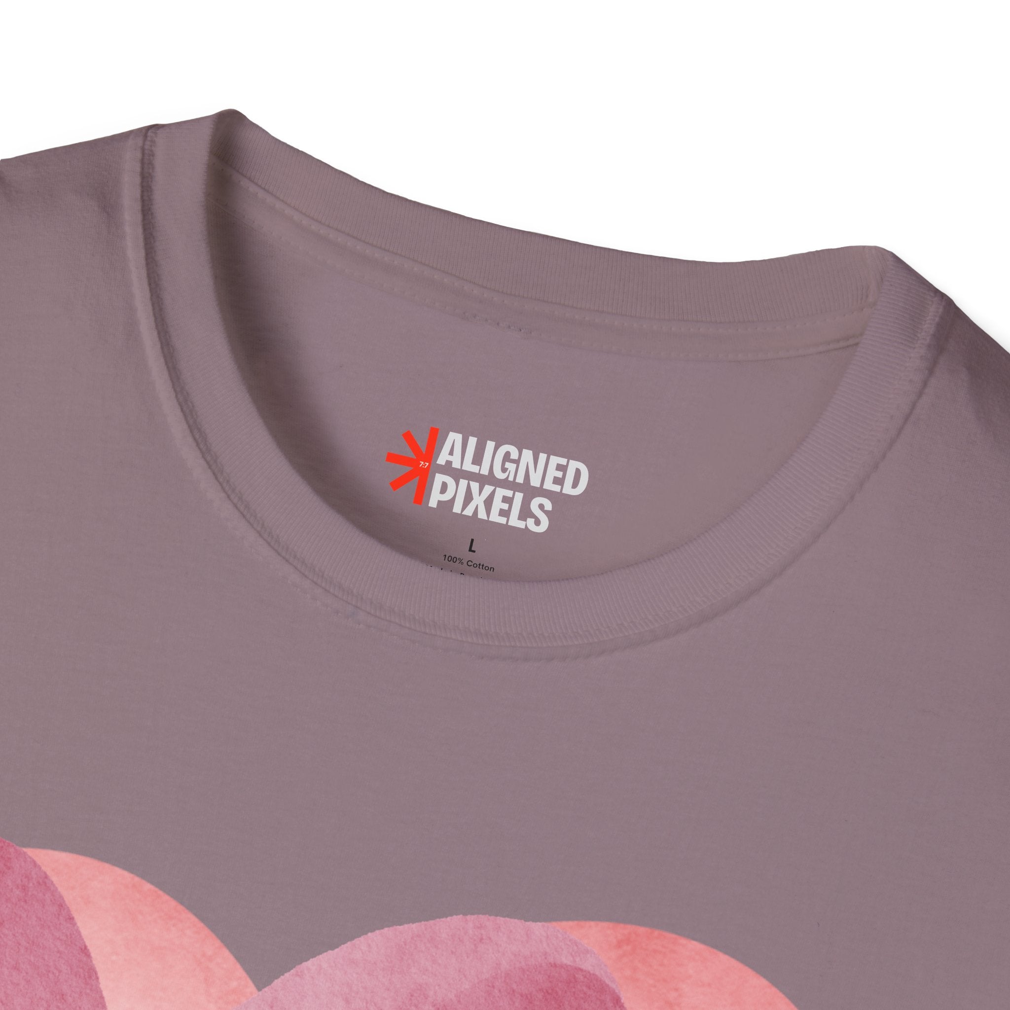 Mama Heart T-Shirt — Watercolor Pink Heart "Mama" Tee, Mother's Day Gift