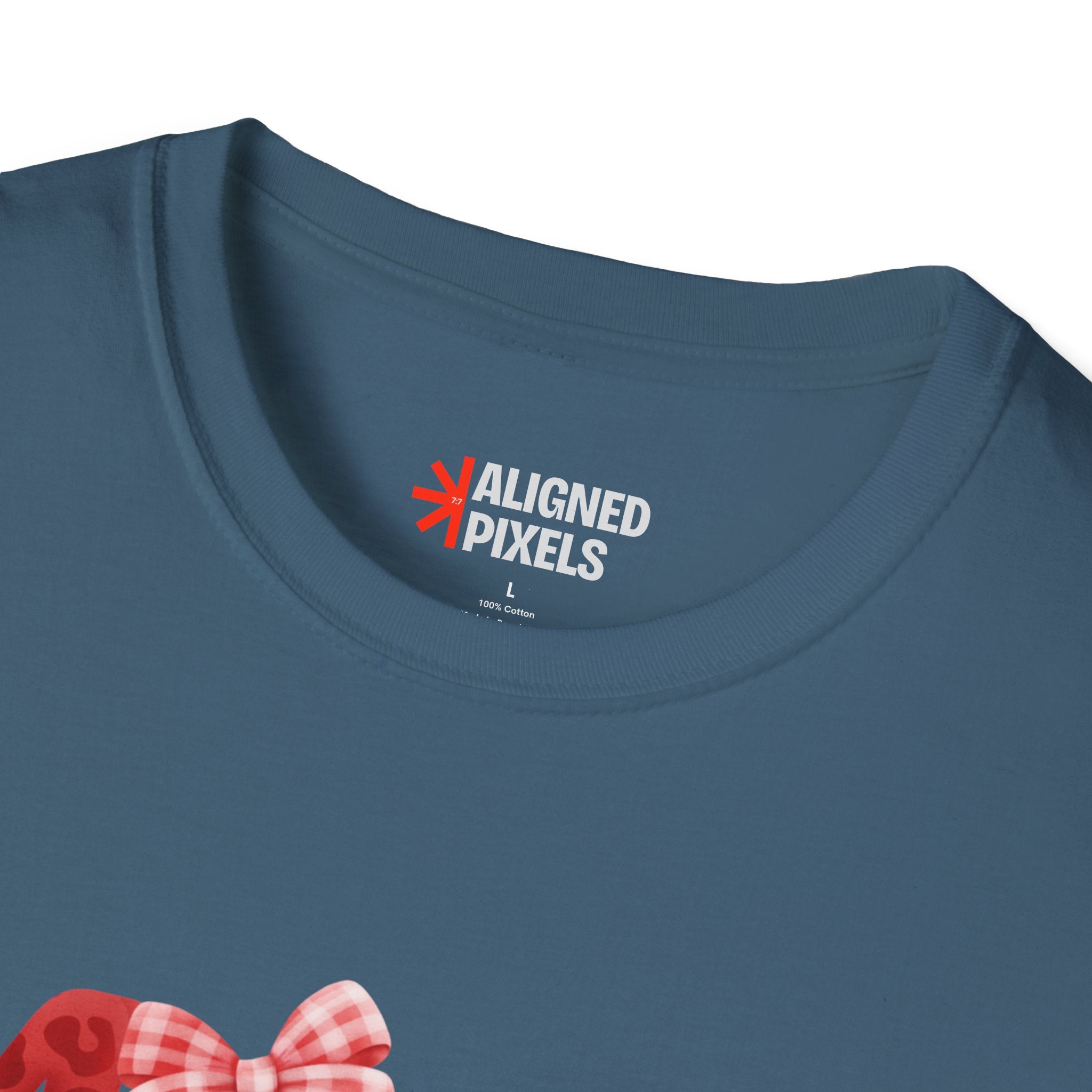 Mom Baseball Heart T-Shirt — Floral Red "MOM" Soft Tee