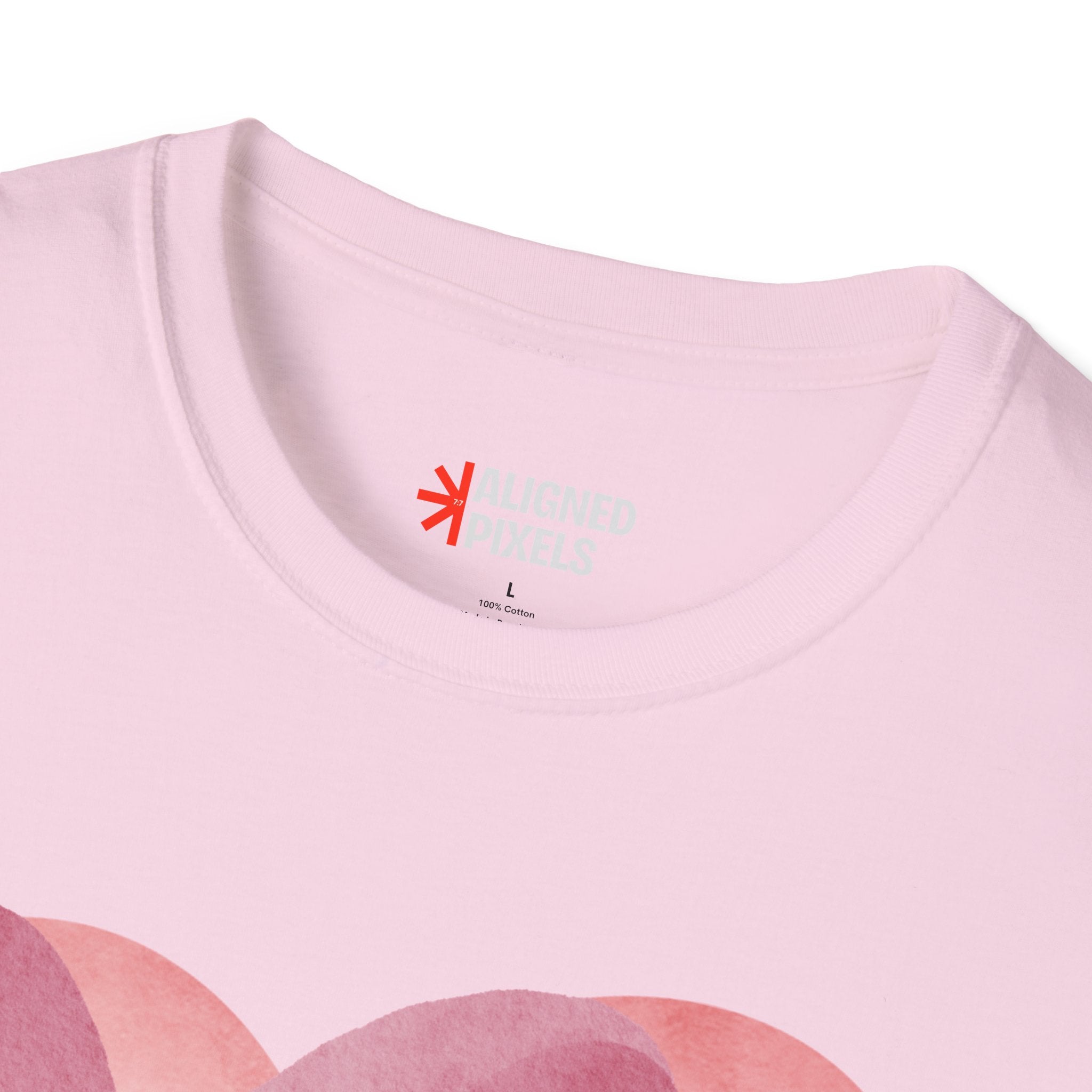Mama Heart T-Shirt — Watercolor Pink Heart "Mama" Tee, Mother's Day Gift