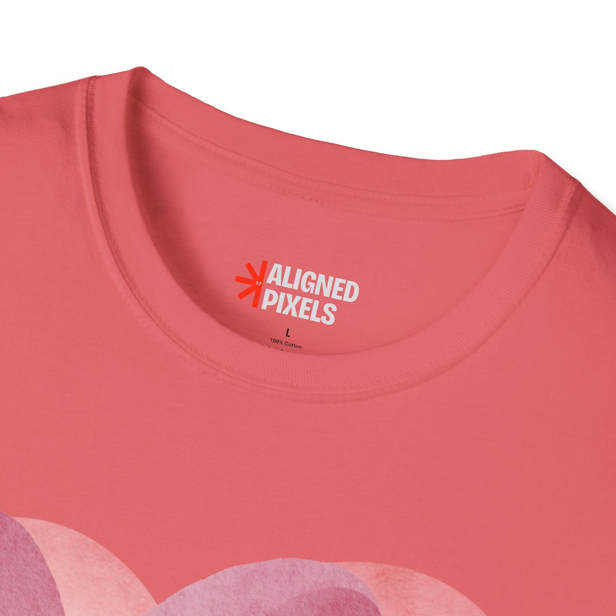 Mama Heart T-Shirt — Watercolor Pink Heart "Mama" Tee, Mother's Day Gift