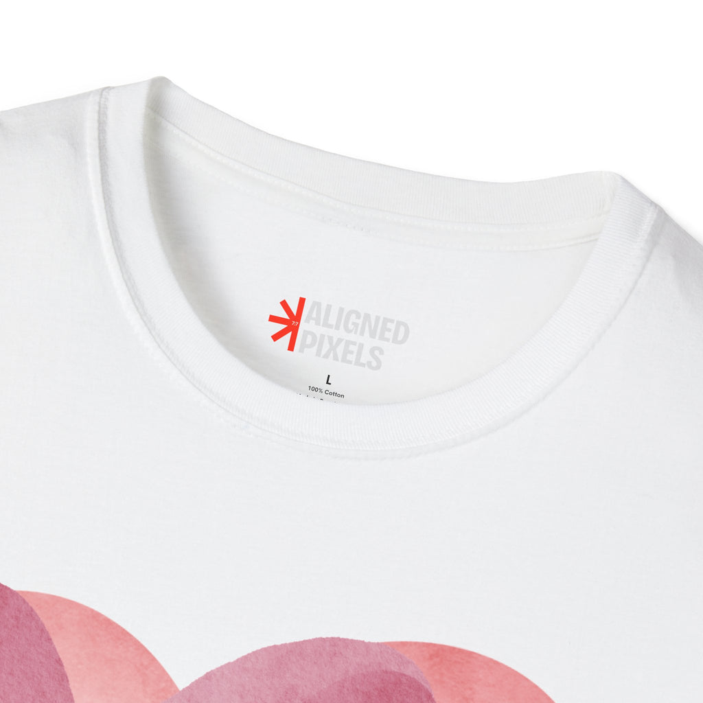 Mama Heart T-Shirt — Watercolor Pink Heart "Mama" Tee, Mother's Day Gift