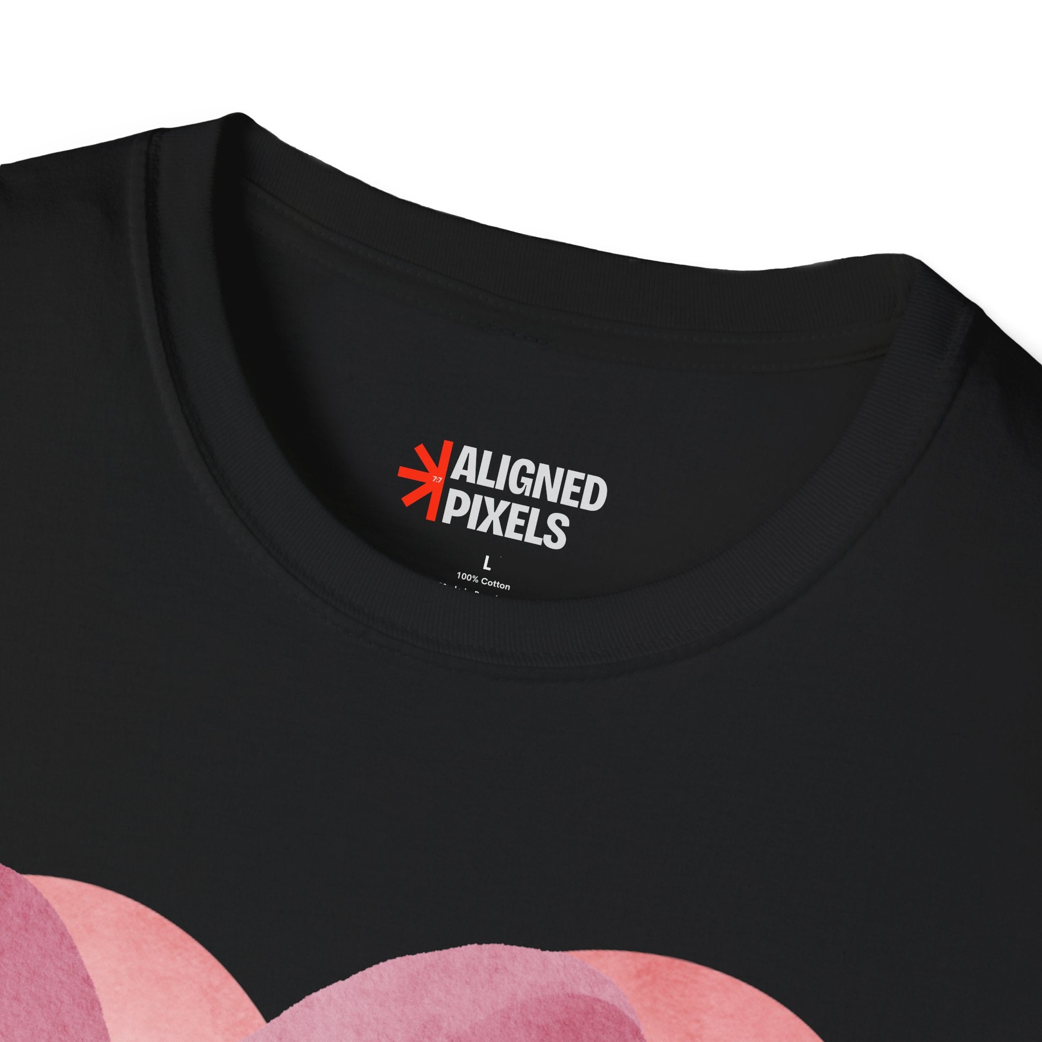 Mama Heart T-Shirt — Watercolor Pink Heart "Mama" Tee, Mother's Day Gift