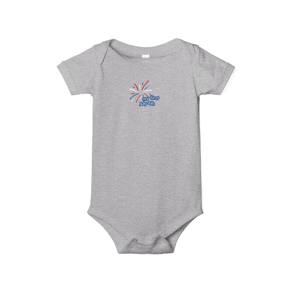 Infant Onesie — "Oh Baby" Fireworks Baby Bodysuit (Newborn Gift)