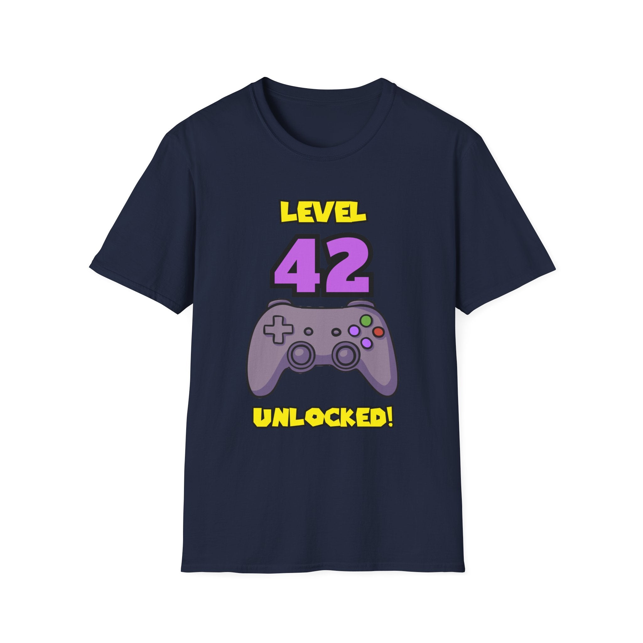 Level 42 Unlocked Gamer T-Shirt — "The Legend" Birthday Gift