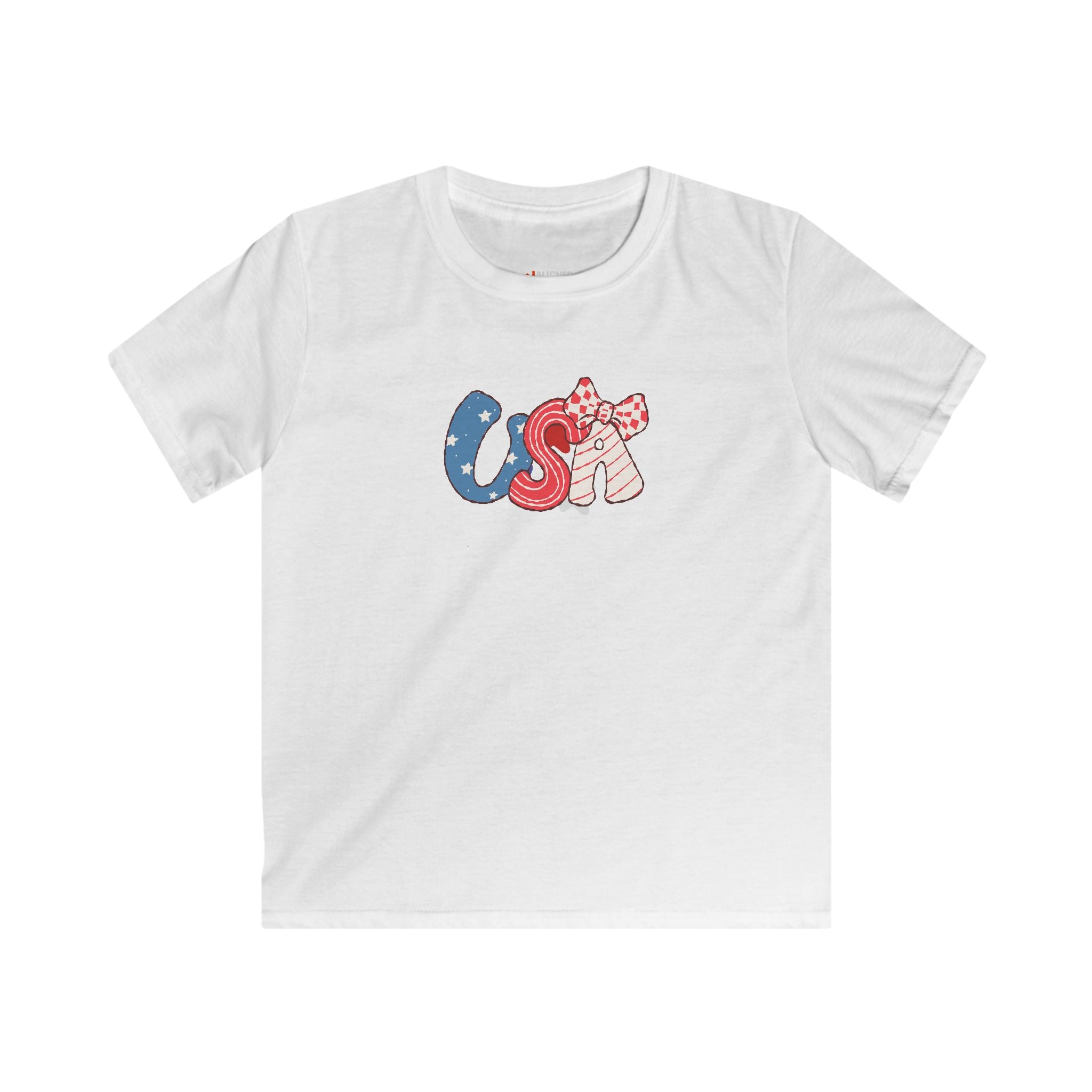 Kids USA Patriotic 'USA' Tee — Red White & Blue Fourth of July Shirt for Boys & Girls