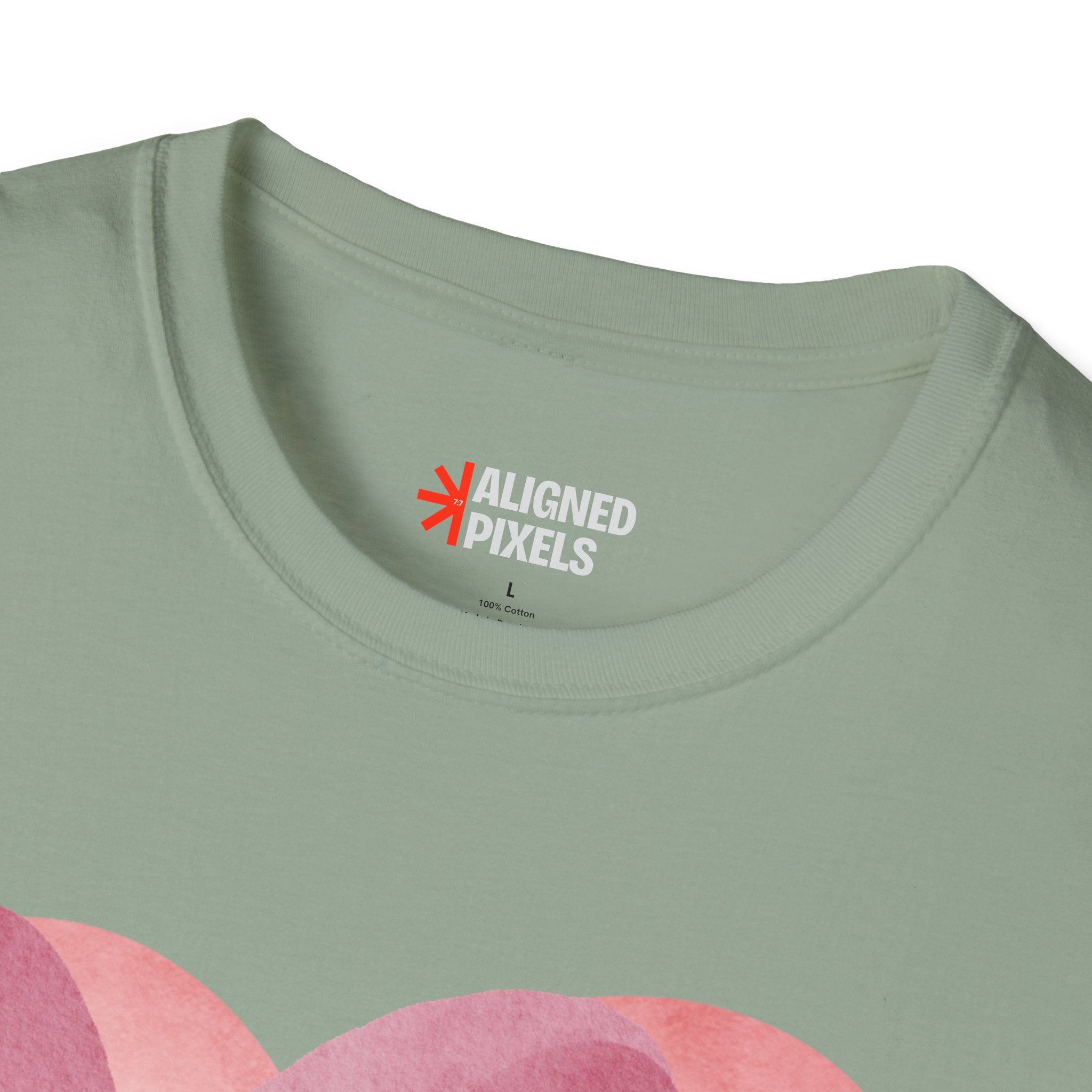 Mama Heart T-Shirt — Watercolor Pink Heart "Mama" Tee, Mother's Day Gift
