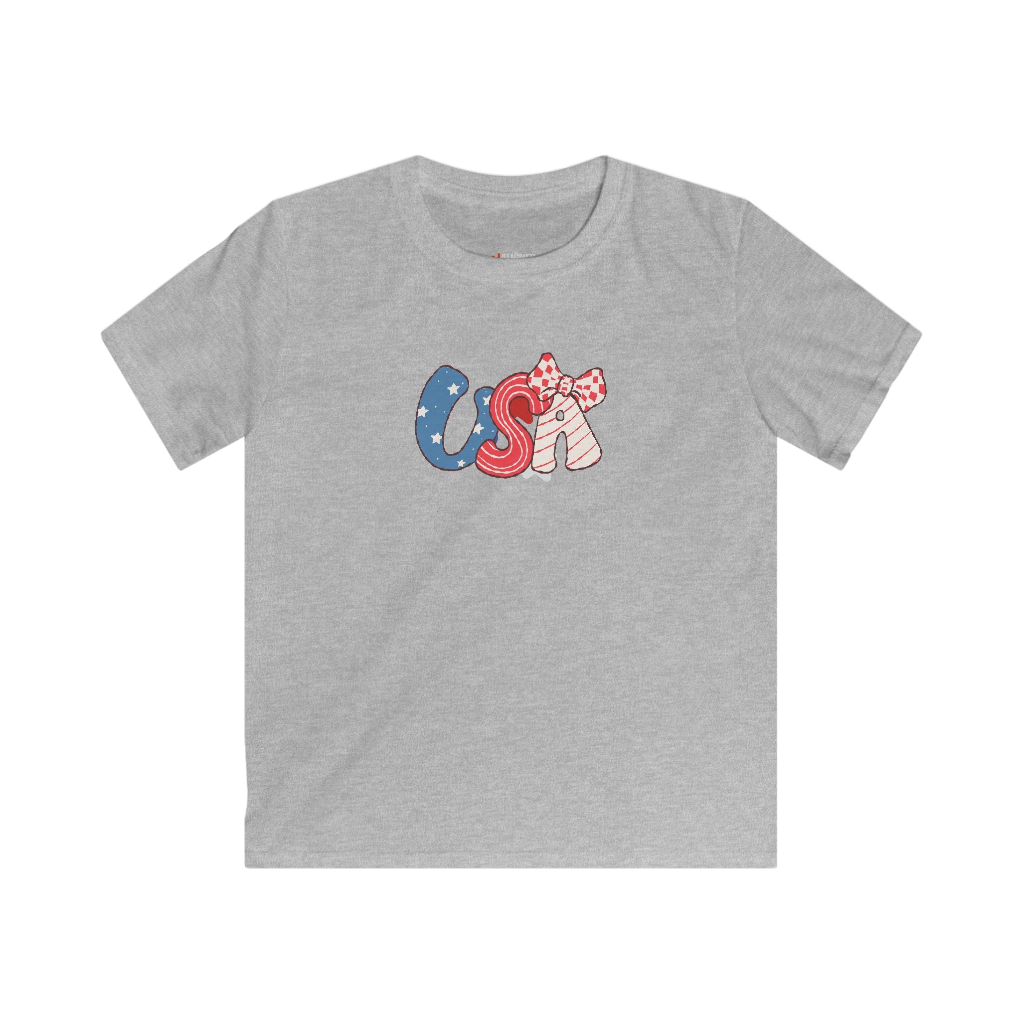 Kids USA Patriotic 'USA' Tee — Red White & Blue Fourth of July Shirt for Boys & Girls