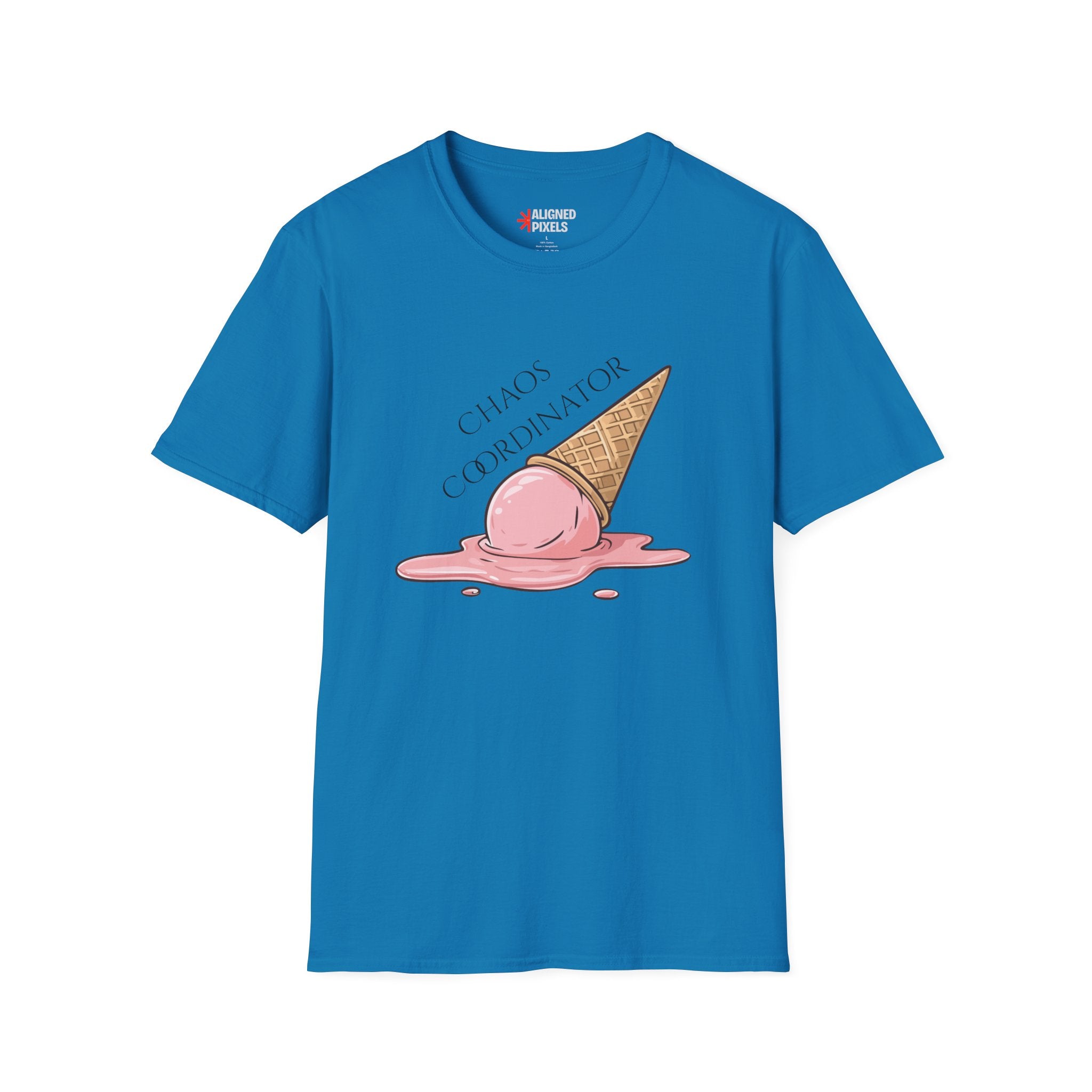 Chaos Coordinator T-Shirt — Cute Melted Ice Cream Graphic Tee