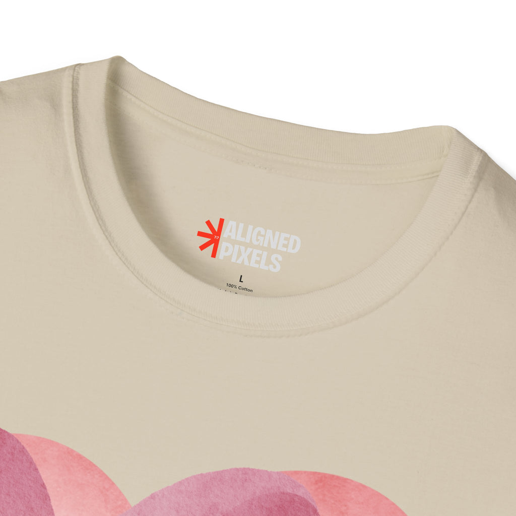 Mama Heart T-Shirt — Watercolor Pink Heart "Mama" Tee, Mother's Day Gift