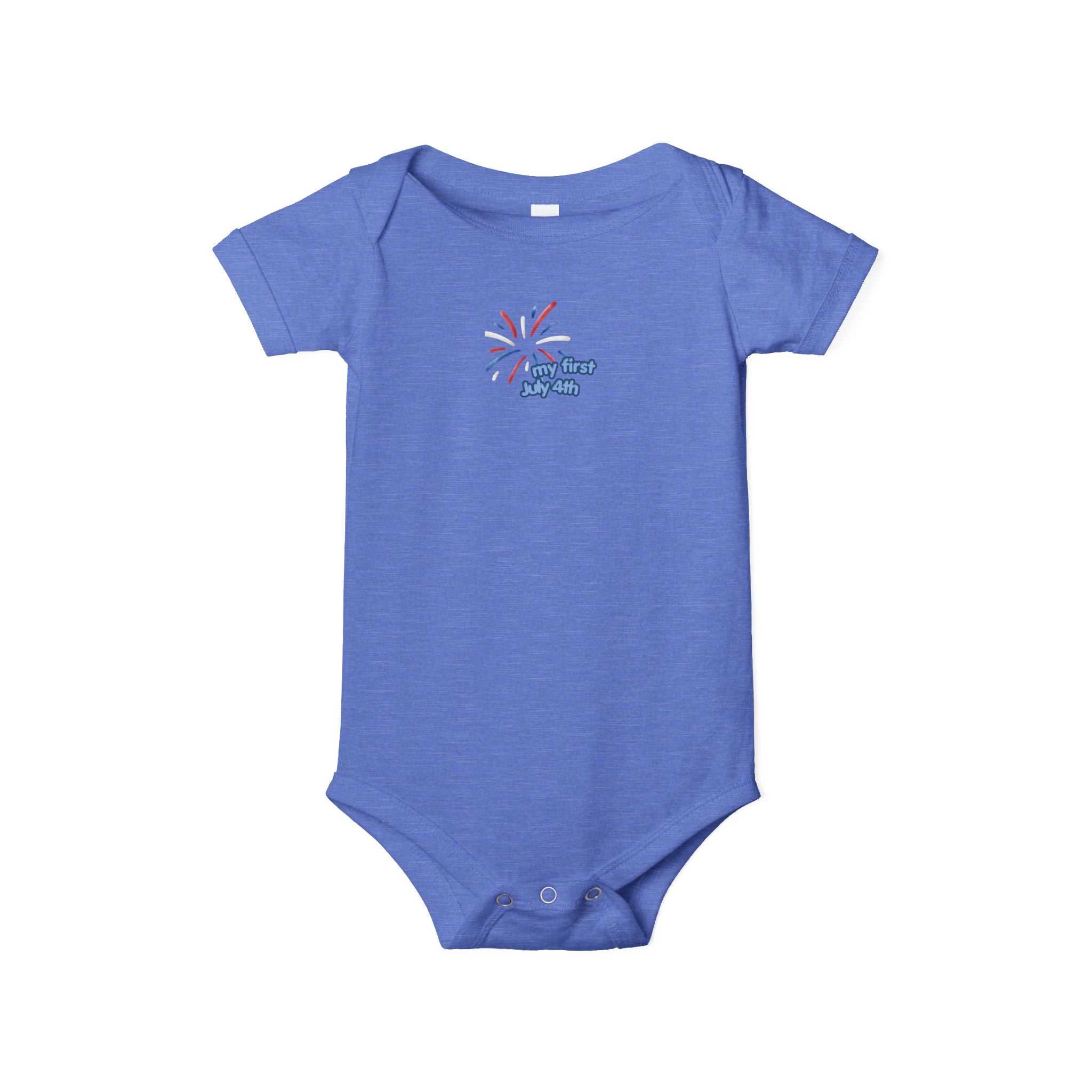 Infant Onesie — "Oh Baby" Fireworks Baby Bodysuit (Newborn Gift)