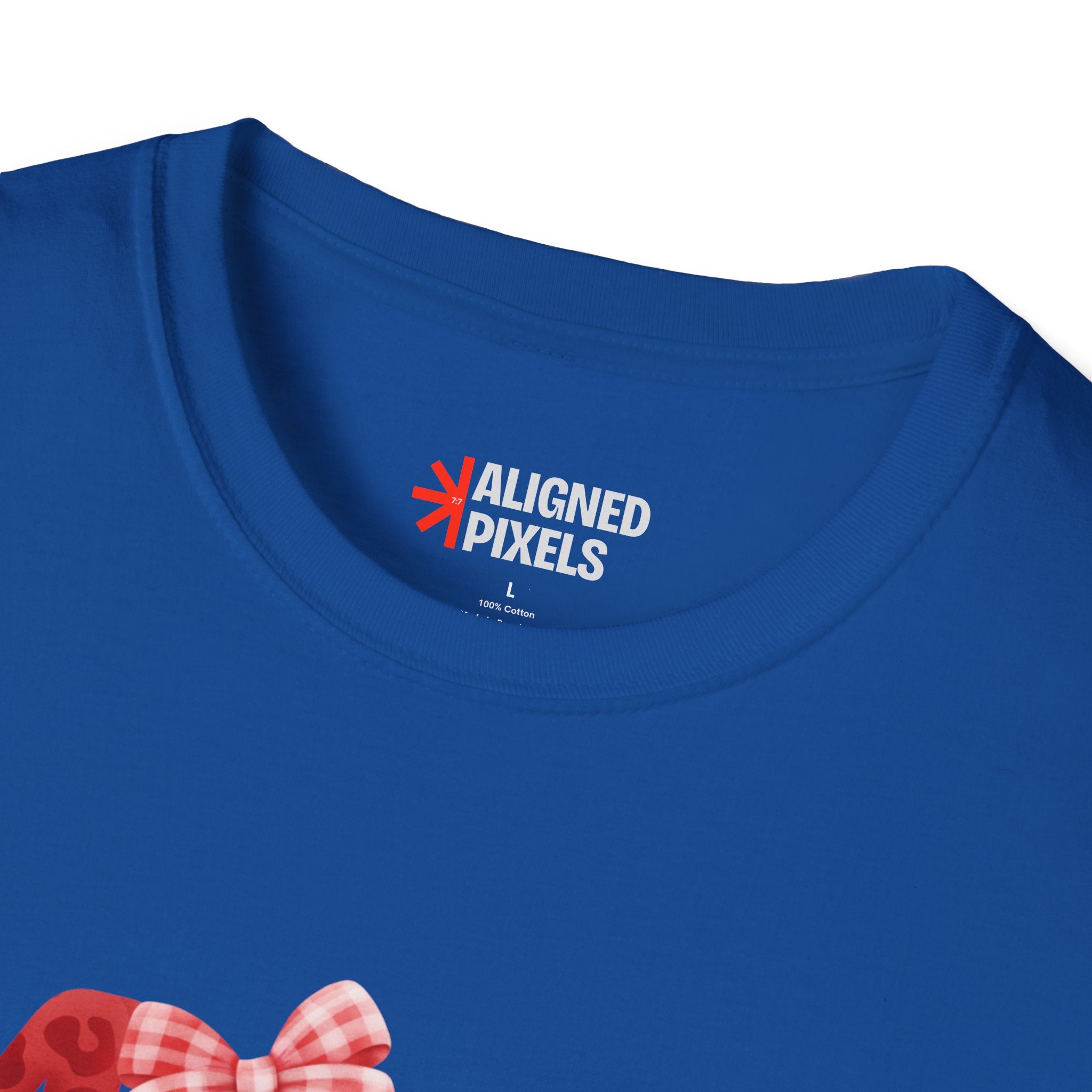 Mom Baseball Heart T-Shirt — Floral Red "MOM" Soft Tee