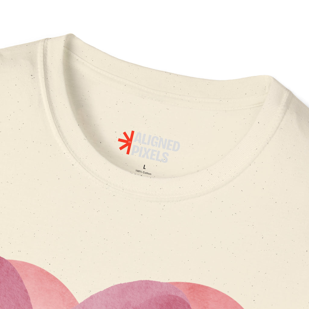 Mama Heart T-Shirt — Watercolor Pink Heart "Mama" Tee, Mother's Day Gift