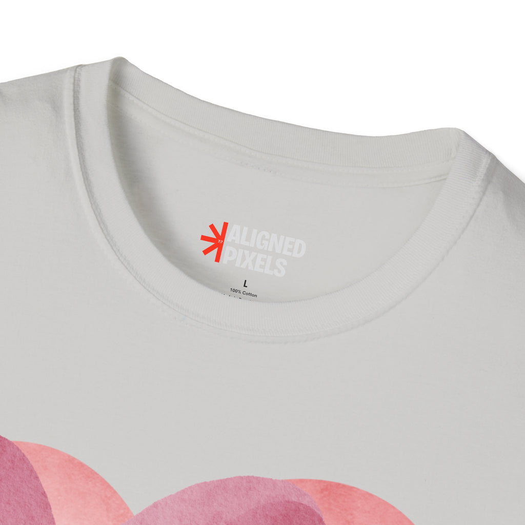 Mama Heart T-Shirt — Watercolor Pink Heart "Mama" Tee, Mother's Day Gift