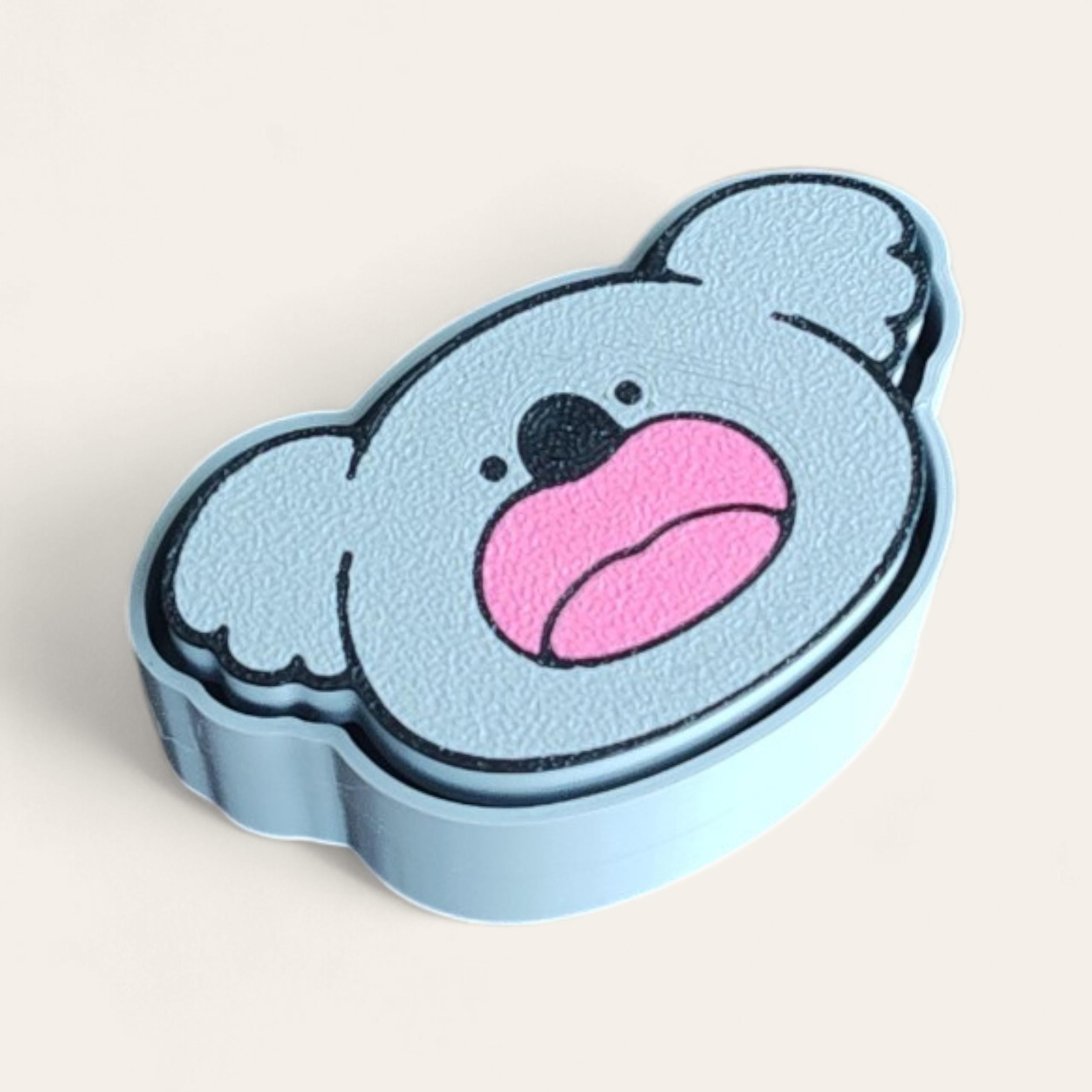 3D Printed Animal Fidget Toys: Monkey, Koala, Frog, Sheep Clickers