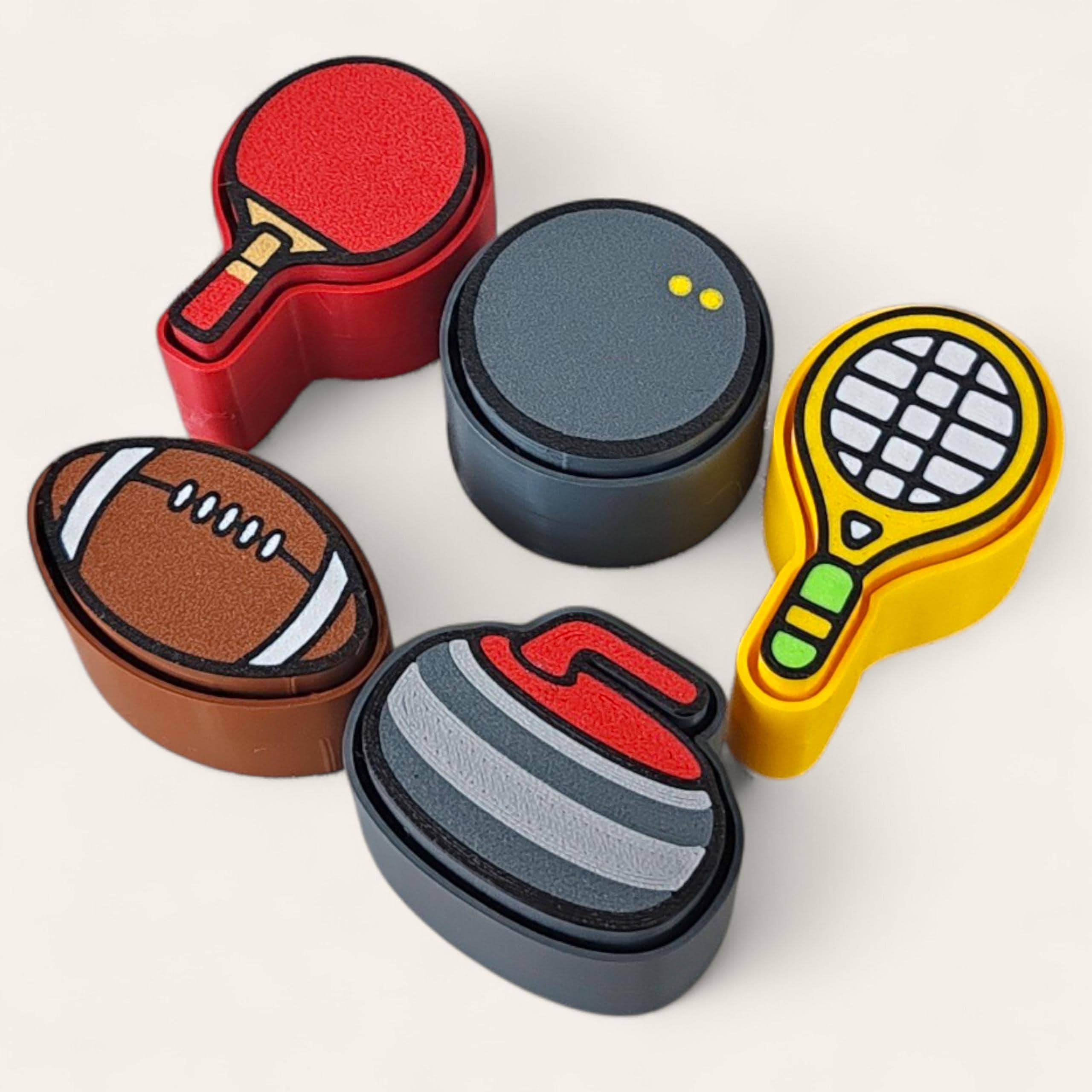 Artisan 3D Printed Sports Keychains: Pocket-Sized Passion for Fans!