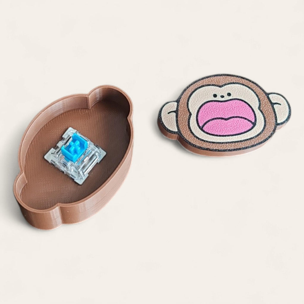 3D Printed Animal Fidget Toys: Monkey, Koala, Frog, Sheep Clickers