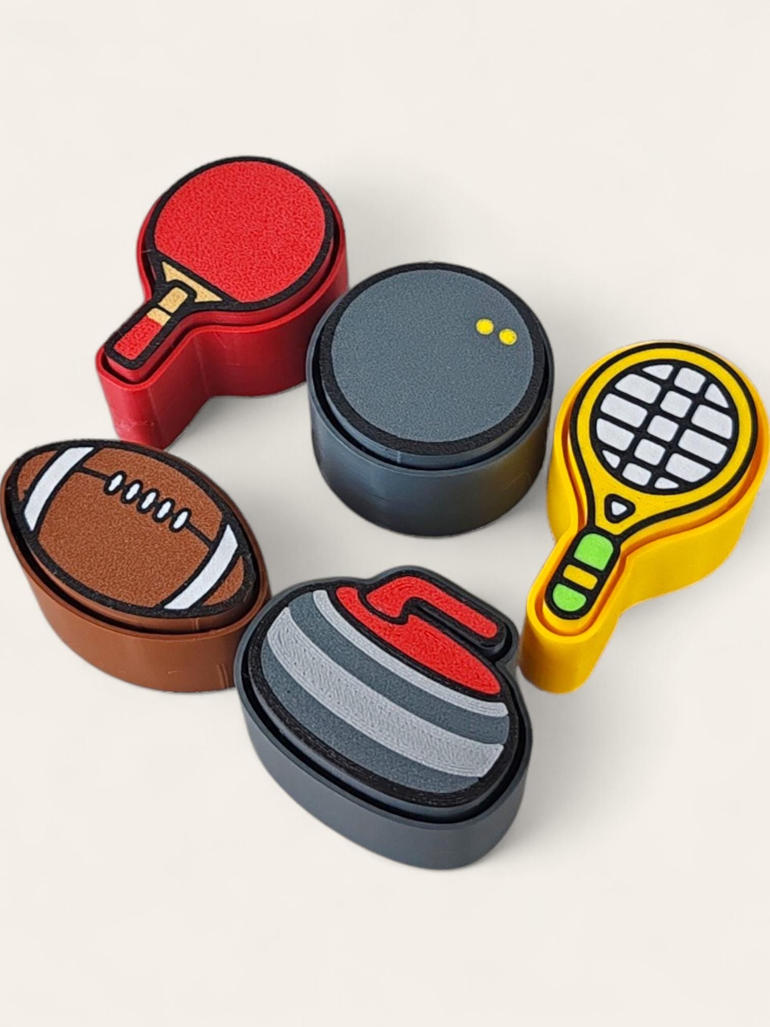 Artisan 3D Printed Sports Keychains: Pocket-Sized Passion for Fans!