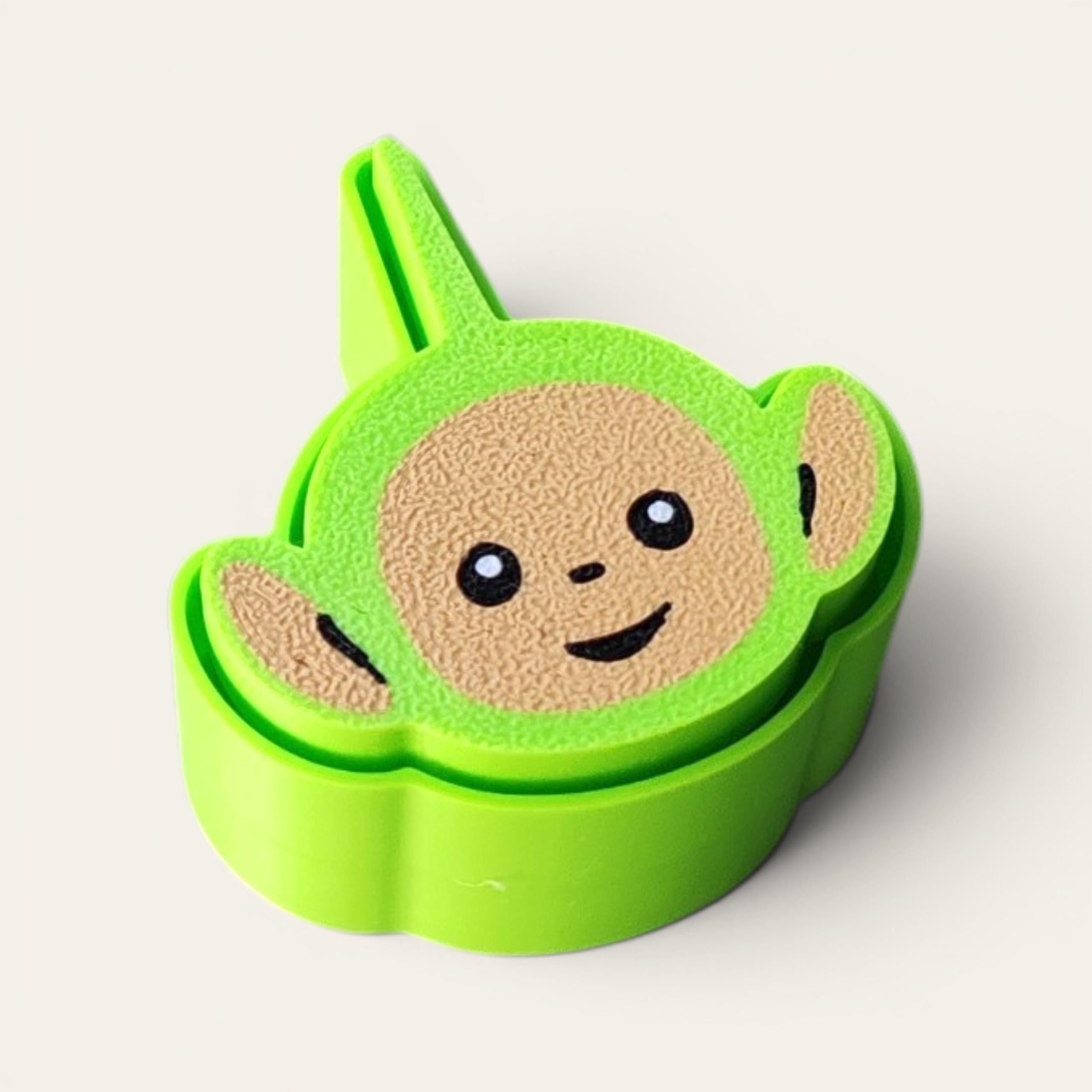 Teletubbies Fidget Keychains: 3D Printed Sensory Clickers – Nostalgic Toy Bag Charms