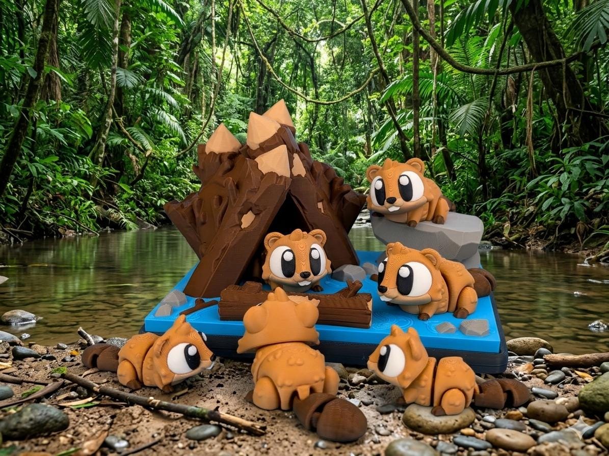 Ultimate Articulated Beaver Dam Playset!