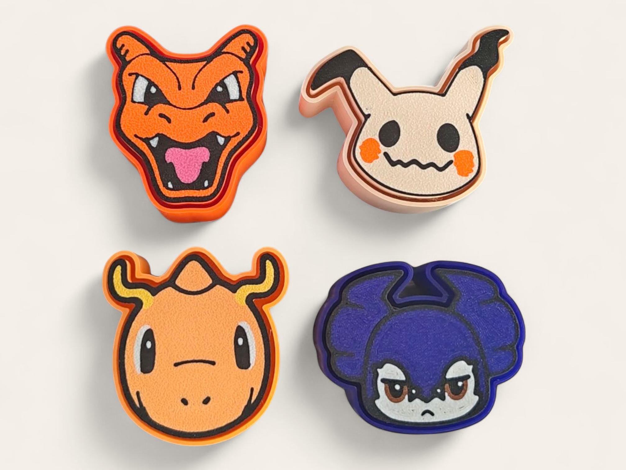 Monster Evolution Fidget Keychain Set