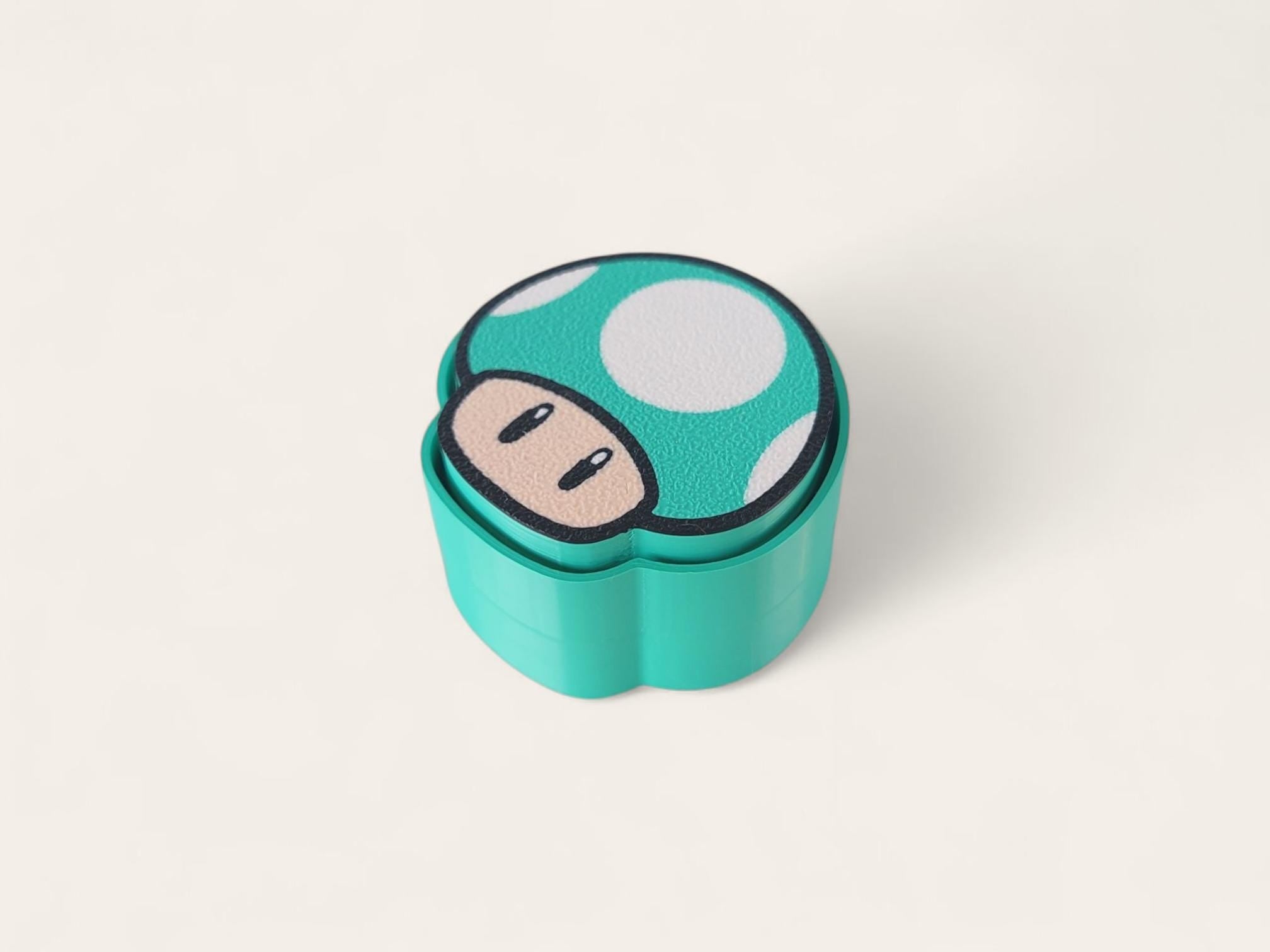 Retro Gamer Power-Up Fidget Clicker Keychain • Sensory Toy